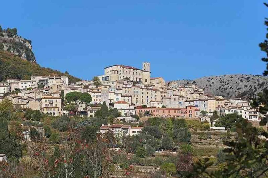 Studio Calme Et Agreable Avec Acces Jardin Partage Le Bar-sur-Loup Eksteriør billede